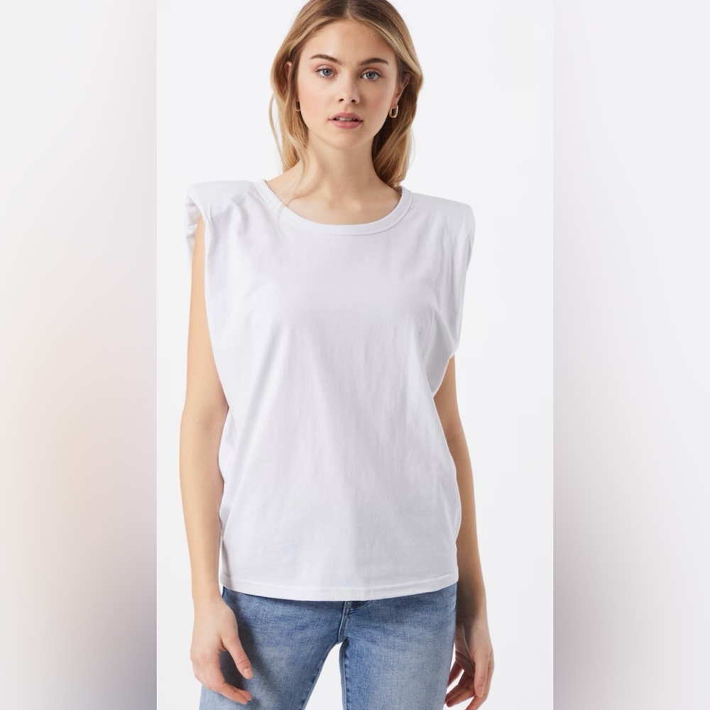Bardot Organic White Sleeveless Woman's Top